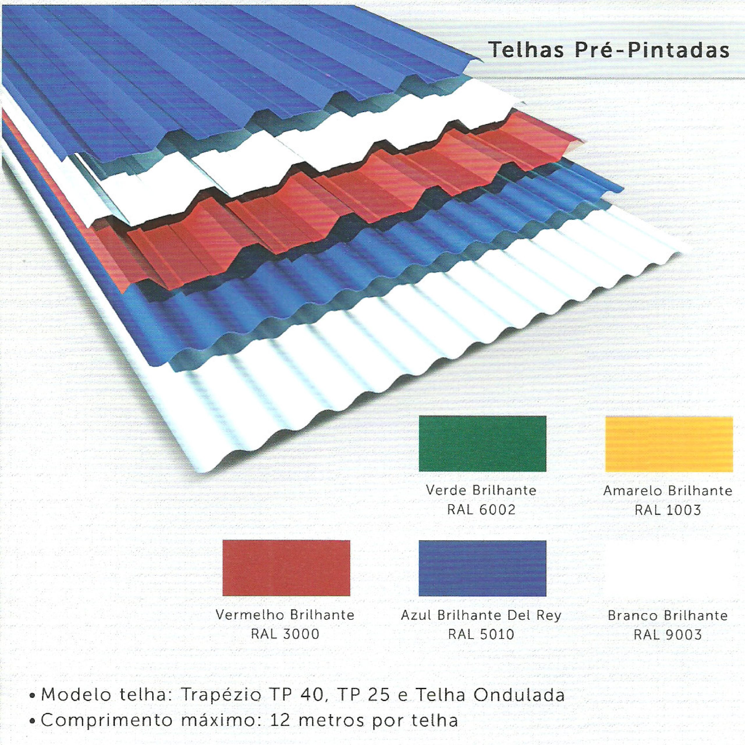 TELHA PRÉ PINTADA Image