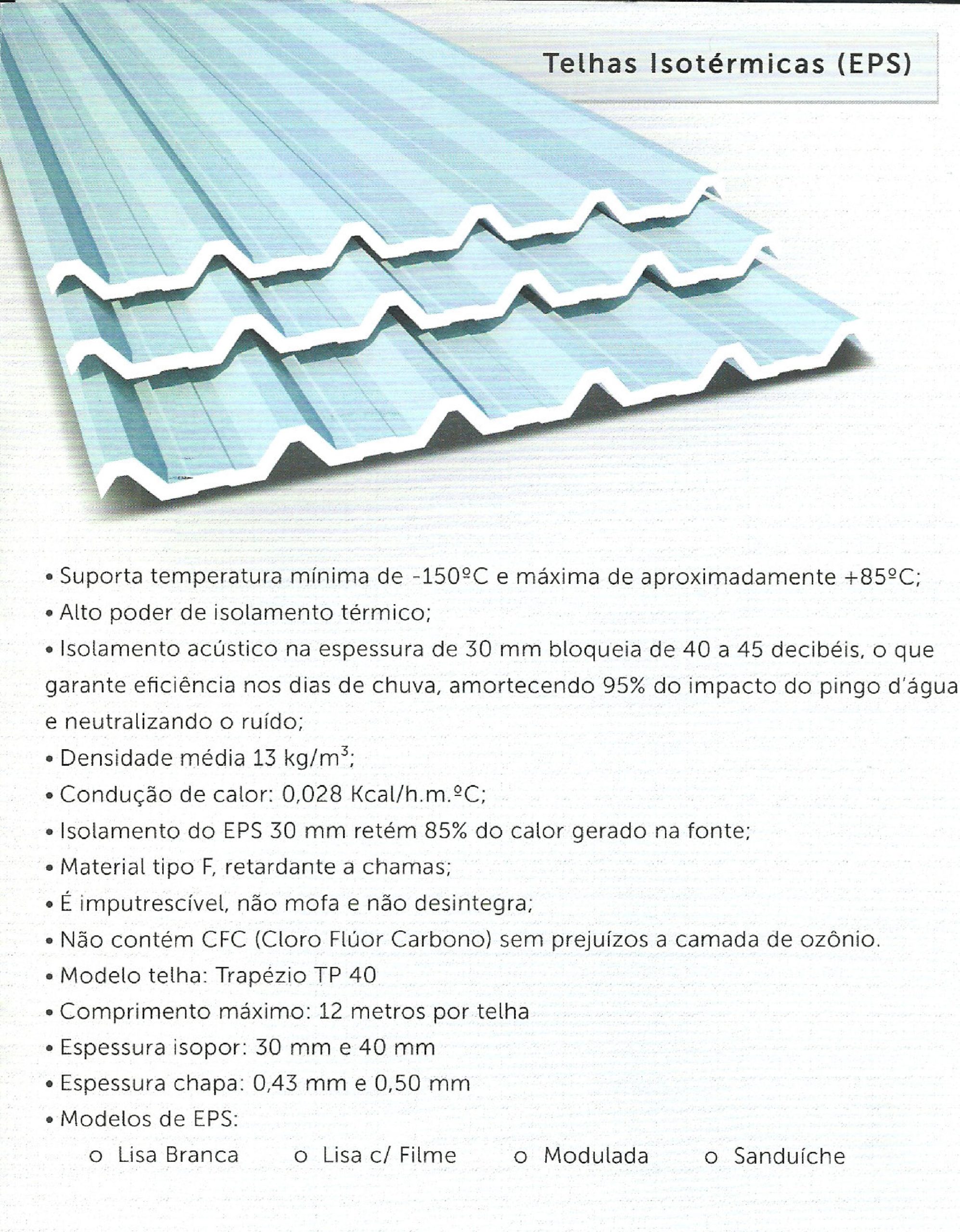 TELHAS ISOTÉRMICAS (EPS) Image